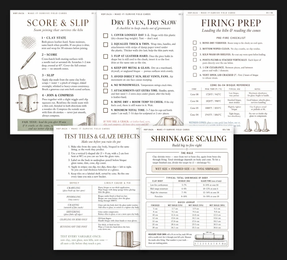 The Make-It-Survive Field Cards